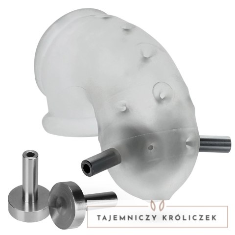 Oxballs Airlock Electro Air-Lite przezroczysta klatka intymna elektro Oxballs