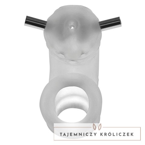 Oxballs Airlock Electro Air-Lite przezroczysta klatka intymna elektro Oxballs