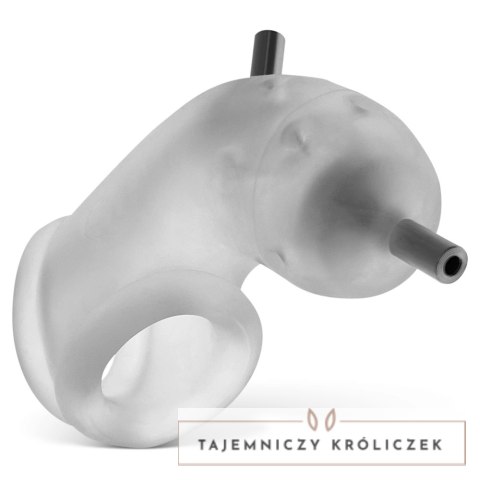Oxballs Airlock Electro Air-Lite przezroczysta klatka intymna elektro Oxballs