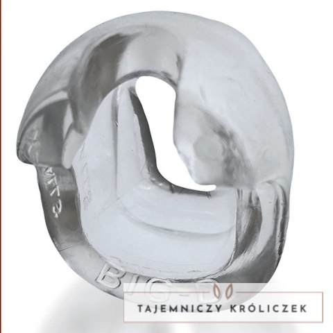 Oxballs Big-D Transparentny pierścień anatomiczny flexTPR XL Oxballs