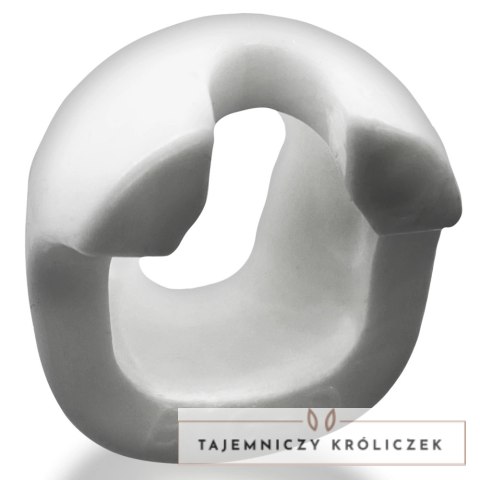 Oxballs Big-D pierścień anatomiczny flexTPR biały 9 cm Oxballs
