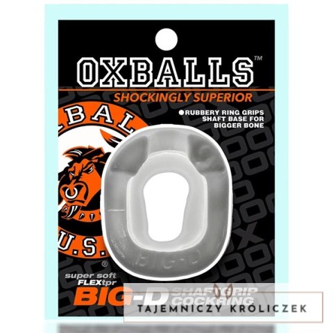 Oxballs Big-D pierścień anatomiczny flexTPR biały 9 cm Oxballs