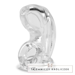 Oxballs Cock-Lock Transparent System blokujący - elastyczna klatka TPR Oxballs