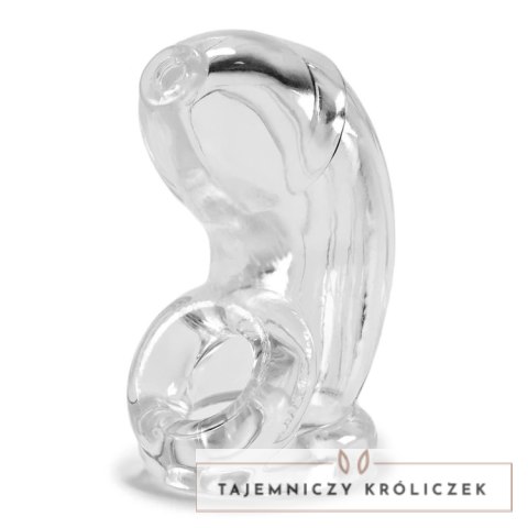 Oxballs Cock-Lock Transparent System blokujący - elastyczna klatka TPR Oxballs