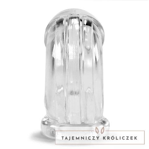 Oxballs Cock-Lock Transparent System blokujący - elastyczna klatka TPR Oxballs