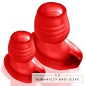 Oxballs Glowhole-2 Plug LED Morph Duży, Silikon TPR, Czerwony Oxballs