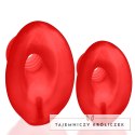Oxballs Glowhole-2 Plug LED Morph Duży, Silikon TPR, Czerwony Oxballs