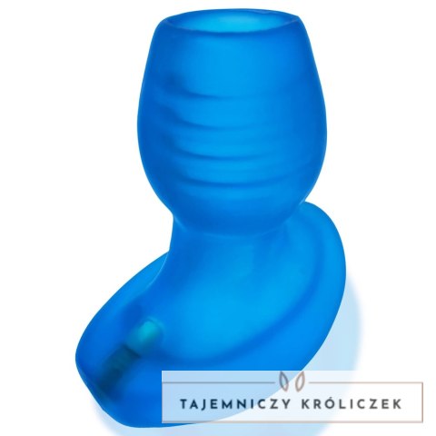 Oxballs Glowhole-2 Plug Morph LED Niebieski Duży - Szeroka podstawa Oxballs