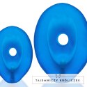 Oxballs Glowhole-2 Plug Morph LED Niebieski Duży - Szeroka podstawa Oxballs