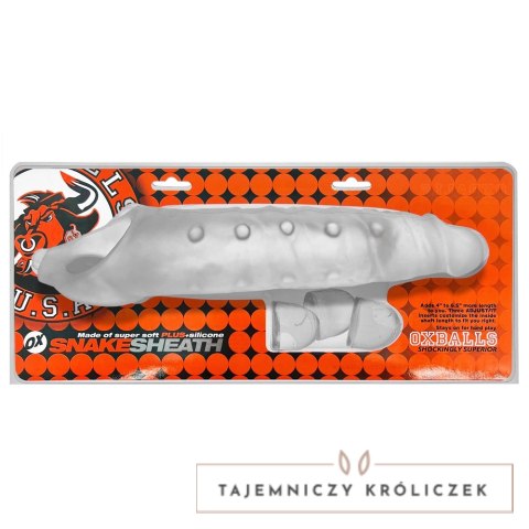 Oxballs Snake Przedłużka Intymna Transparentna Plus+Silikon Długa Oxballs