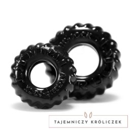 Oxballs Truckt 2-pack - Zestaw elastycznych pierścieni, czarny, S/L Oxballs