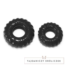 Oxballs Truckt 2-pack - Zestaw elastycznych pierścieni, czarny, S/L Oxballs