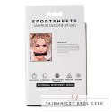 Sportsheets Saffron silikonowy knebel bit czerwony regulowany Sportsheets