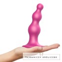 Strap-On-Me Beads Plug Metallic Raspberry Pink L silikonowy 14,8 cm Strap-On-Me