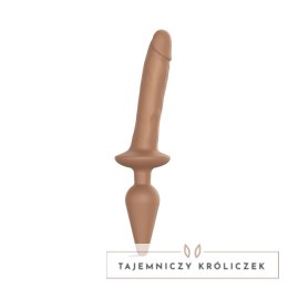 Strap-On-Me Switch Plug-In Model Caramel XXL - silikonowy 2w1, XXL Strap-On-Me
