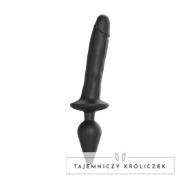 Strap-On-Me Switch Plug-in Model Czarny XXL, silikonowy 2w1 Strap-On-Me