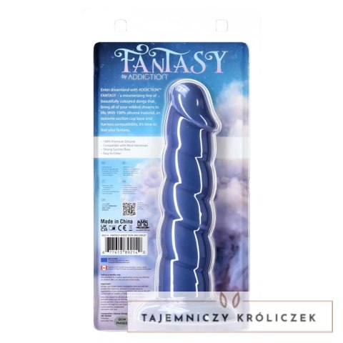 Addiction Fantasy Unicorn Blue 20 cm silikonowy model z przyssawką Addiction