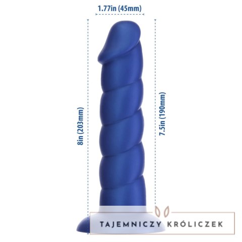 Addiction Fantasy Unicorn Blue 20 cm silikonowy model z przyssawką Addiction