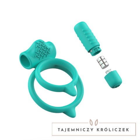 B Swish bcharmed Basic Plus Sea Foam - podwojny pierścień wibrujący silikonowy B Swish