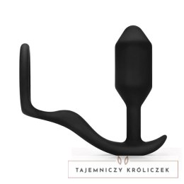 B-Vibe Snug & Tug silikonowy model intymny z pierścieniem 128g B-Vibe