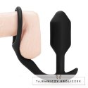 B-Vibe Snug & Tug silikonowy model intymny z pierścieniem 128g B-Vibe