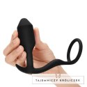 B-Vibe Snug & Tug silikonowy model intymny z pierścieniem 128g B-Vibe