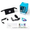 B-Vibe Vibrating Snug & Tug M - Wibrująca zatyczka z pierścieniem, silikon B-Vibe