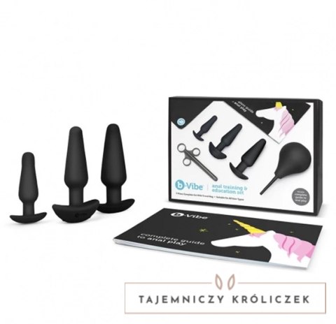 B-Vibe Zestaw Edukacyjny do Treningu Stref Intymnych Black 7 elementow B-Vibe