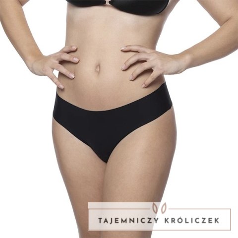 Bye Bra Invisible Hipster XL - Bezszwowe Majtki 2-Pack Nude & Black Bye Bra