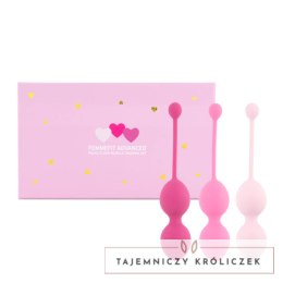 FeelzToys FemmeFit Advanced Set 3 szt. - zestaw kulek treningowych Kegla FeelzToys
