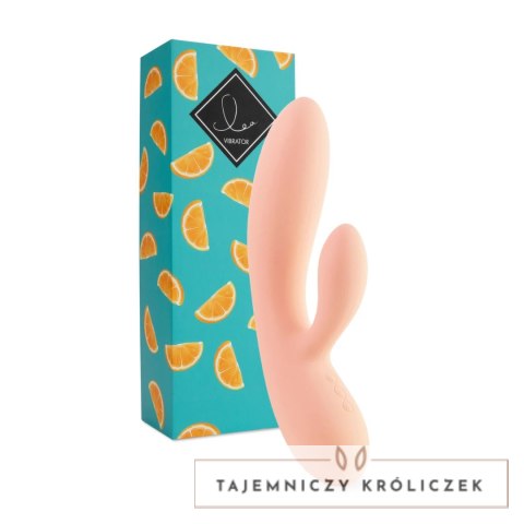 FeelzToys Lea Citrus silikonowy model dwusilnikowy 202mm pomarańczowy FeelzToys
