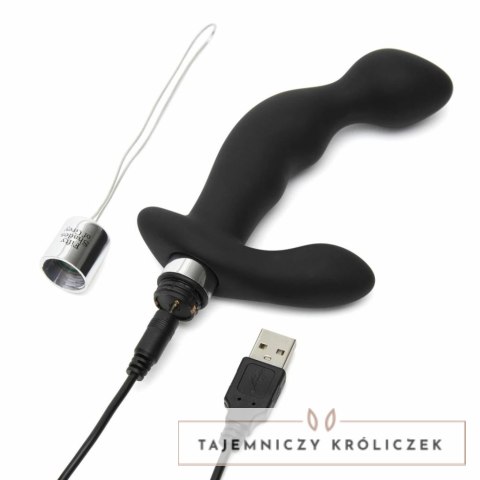 Fifty Shades of Grey Relentless Vibrations masażer prostaty z pilotem, czarny Fifty Shades of Grey
