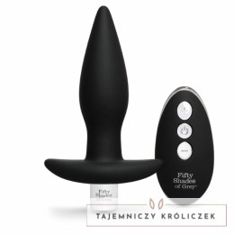 Fifty Shades of Grey Relentless Vibrations - model zdalny, silikon czarny Fifty Shades of Grey