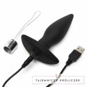 Fifty Shades of Grey Relentless Vibrations - model zdalny, silikon czarny Fifty Shades of Grey