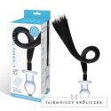 Glas Horse Tail szklany plug z dekoracyjnym ogonem, 7,6 cm Glas