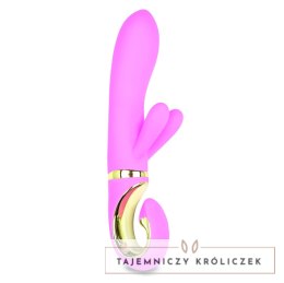 Gvibe Grabbit Pink - wielofunkcyjny model z 3 silnikami, silikon medyczny Gvibe