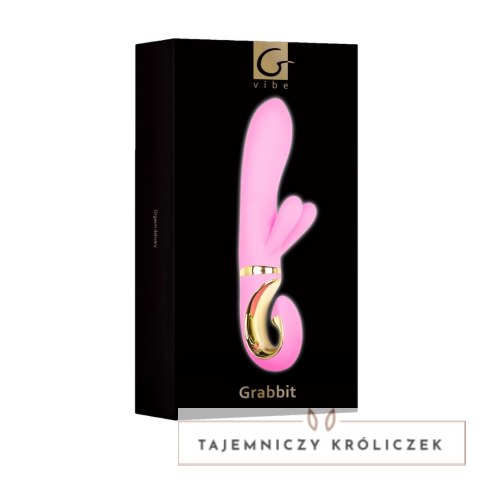 Gvibe Grabbit Pink - wielofunkcyjny model z 3 silnikami, silikon medyczny Gvibe