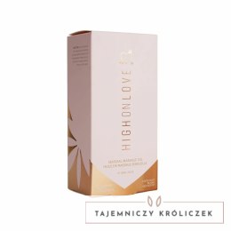 HighOnLove Massage Oil Biały Czekoladowy 120ml - Naturalny Olejek do Masażu HighOnLove