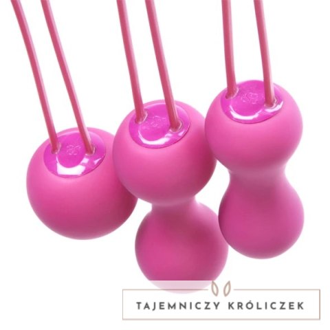 Je Joue Ami Zestaw 3 Kul Kegla Fuchsia - Progresywny System Ćwiczeń Je Joue