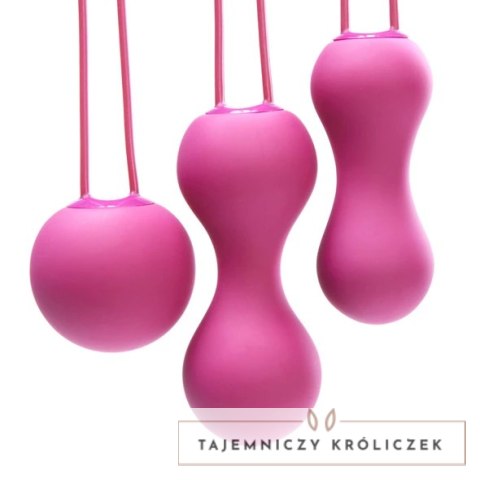 Je Joue Ami Zestaw 3 Kul Kegla Fuchsia - Progresywny System Ćwiczeń Je Joue