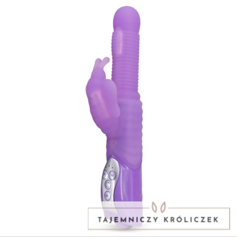 Layla Cartamo Vibrator Purple - silikonowy masażer z rotacją Layla