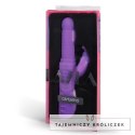 Layla Cartamo Vibrator Purple - silikonowy masażer z rotacją Layla