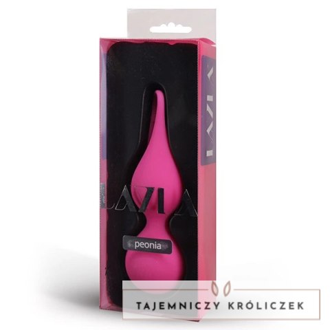 Layla Peonia Pink - dwie silikonowe kulki do ćwiczeń mięśni Kegla 140g Layla