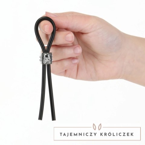 Lux Active Tether pierścień regulowany silikonowy wodoodporny czarny Lux Active