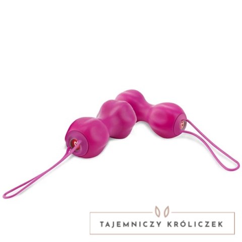 Nomi Tang IntiMate Kegel Set Plus Red Violet - zestaw do ćwiczeń mięśni Nomi Tang