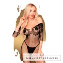 Penthouse High Profile bodystocking czarne S-L siateczka i koronka Penthouse