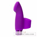 PowerBullet Naughty Nubbies Purple - silikonowy masażer na palec USB PowerBullet