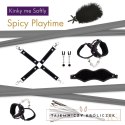 Rianne S Soiree Kinky Me Softly Black - Zestaw akcesoriow 7w1 w eleganckiej torbie Rianne S