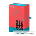 Satisfyer Booty Call Plugs Black - Zestaw trzech silikonowych plugow analnych Satisfyer