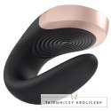 Satisfyer Double Love Black - model dla par, sterowanie aplikacją i pilotem Satisfyer